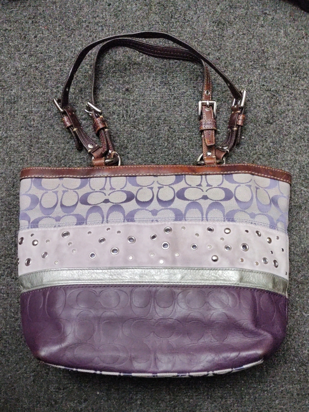 Coach Y2K Signature Shoulder/Satchel Bag#13075